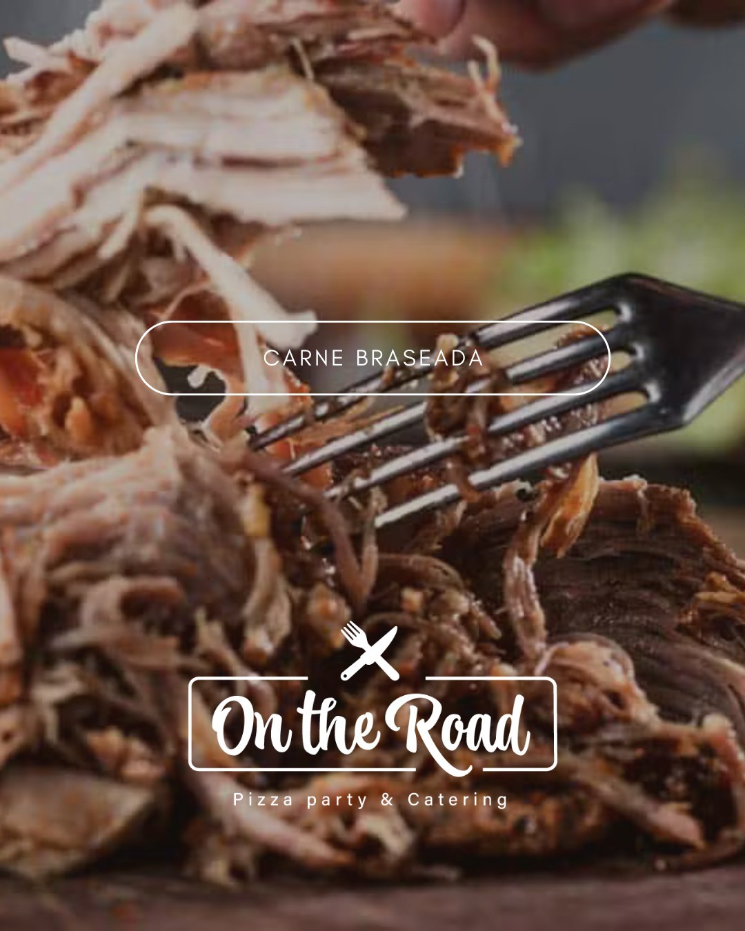 Carne braseada desmenuzada de OTR