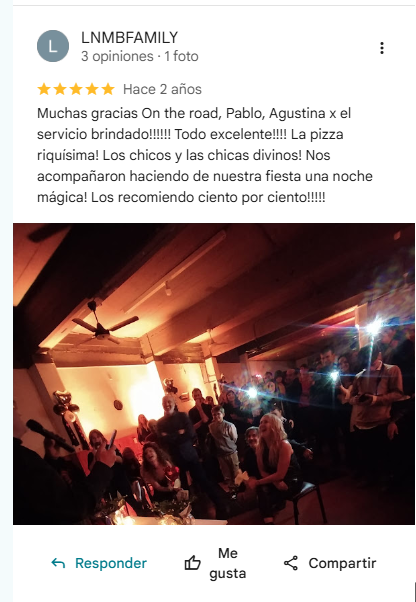Fotos incluidas en la reseña de LNMBFAMILY